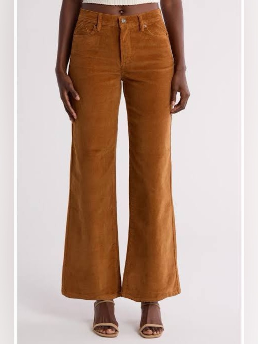 Kensie Kaya Corduroy Wide Leg Jeans size 8